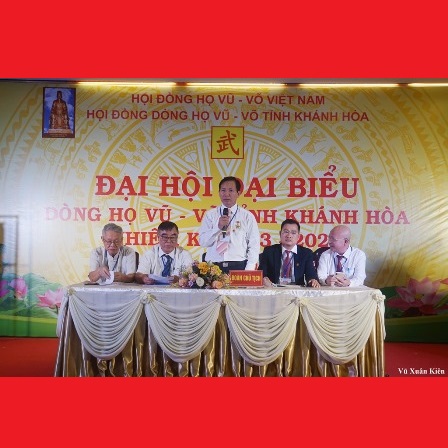 Đại hội đại biểu Dòng họ Vũ - Võ tỉnh Khánh Hòa lần thứ II, nhiệm kỳ 2023 - 2028